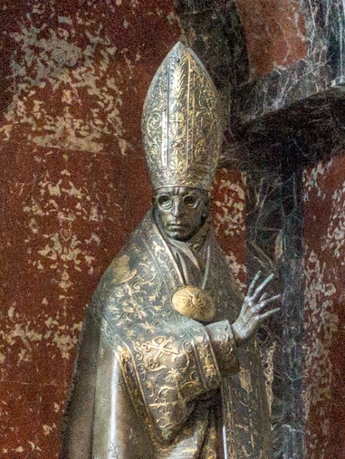 Pomnik nagrobny papieża Piusa XII, bazylika San Pietro in Vaticano, fragment