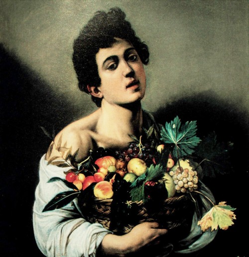 Caravaggio, Chłopiec z koszem kwiatów, Galleria Borghese