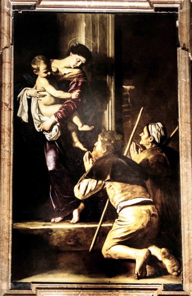 Caravaggio, The Loreto Madonna, Basilica of Sant’Agostino