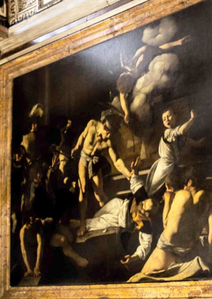 Caravaggio, Męczeństwo św. Mateusza, kaplica Contarelli, kościół San Luigi dei Francesi