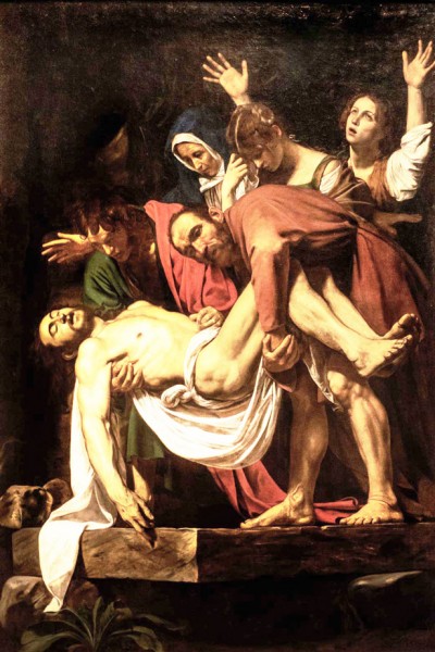 Caravaggio, Złożenie do grobu, Musei Vaticani-Pinacoteca Vaticana
