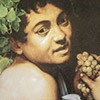 Caravaggio, Young Sick Bachus, fragment, Galleria Borghese