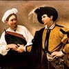 Caravaggio, Wróżenie z ręki, Musei Capitolini - Pinacoteca Capitolina