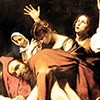 Caravaggio, Złożenie do grobu, fragment, Musei Vaticani - Pinacoteca Vaticana