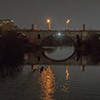 Ponte Flaminio nocą