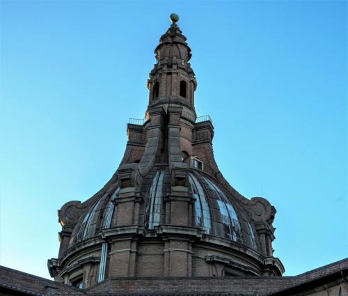 Armando Brasini, Buon Pastore, dome of the church located in the center of the complex
