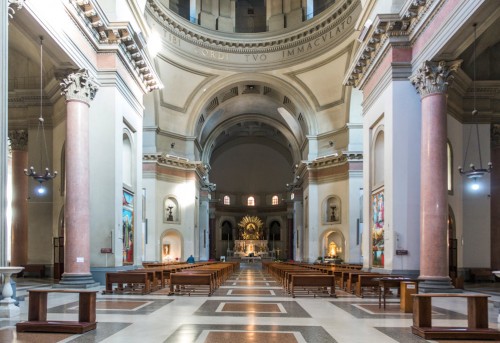 Armando Brasini, kościół Sacro Cuore Immacolato di Maria, wnętrze