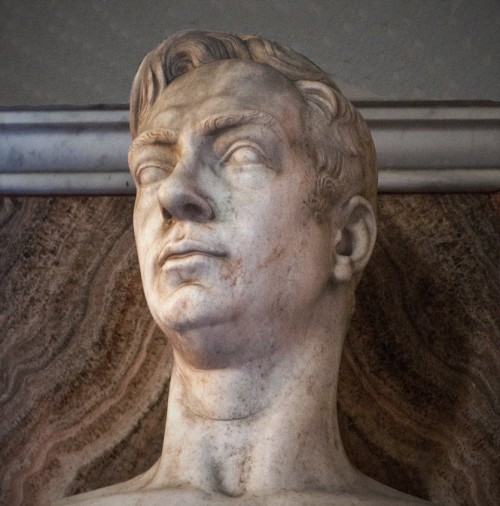 The bust of Armando Brasini in the church of Sacro Cuore Immacolato di Maria