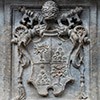 Obelisk Minerveo, coat of arms of Pope Alexander VII from the Chigi family
