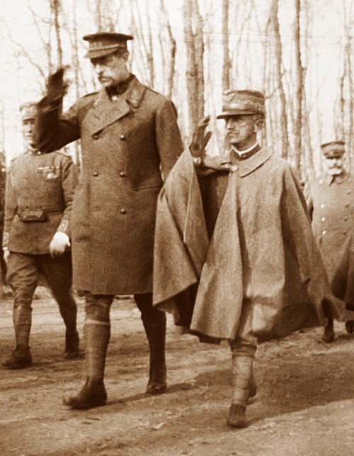 King Victor Emmanuel III with Albert the King of Belgium, pic. Wikipedia