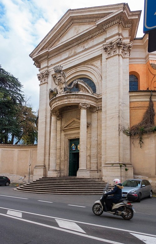 Church of Sant'Andrea al Quirinale, church façade, Gian Lorenzo Bernini