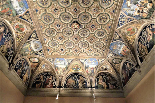 Borgia Apartments Apostolic Palace, vault frescos, Pinturicchio
