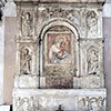 Basilica of Santa Maria del Popolo, sacristy, altar, foundation of cardinal Borgia