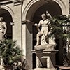Palazzo Altemps, sculptures on the palace courtyard