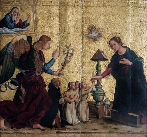 Antoniazzo Romano, Zwiastowanie, bazylika Santa Maria sopra Minerva