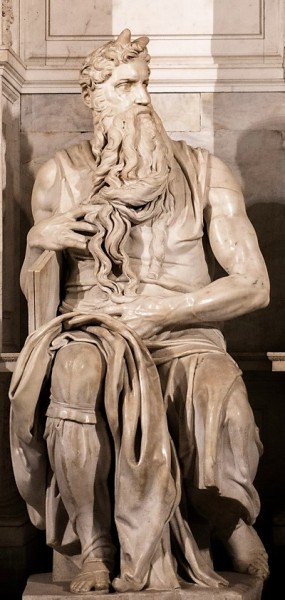 Posąg Mojżesza, pomnik nagrobny Juliusza II, Michał Anioł, bazylika San Pietro in Vincoli