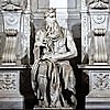 Posąg Mojżesza, pomnik nagrobny Juliusza II, Michał Anioł, bazylika San Pietro in Vincoli