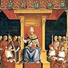 Papież Pius II, fresk, katedra w Sienie, Pinturicchio, zdj. Wikipedia
