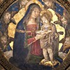 Madonna z Dzieciątkiem pomiędzy aniołami, Pinturicchio, apartamenty Borgii, pałac Apostolski