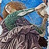 Melozzo da Forlì, jeden z aniołów z dawnej absydy bazyliki Santi XII Apostoli, obecnie Pinacoteca Vaticana