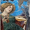 Melozzo da Forlì, jeden z aniołów z dawnej absydy bazyliki Santi XII Apostoli, obecnie Pinacoteca Vaticana