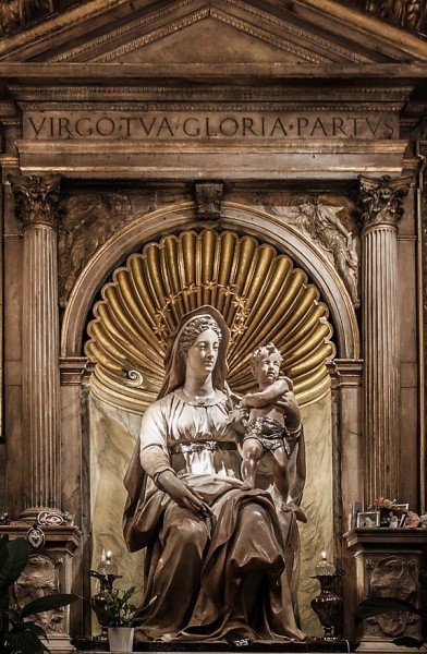 Madonna del Parto, Jacopo Sansovino, Basilica of Sant'Agostino