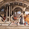 Kaplica Carafy, sceny z życia św. Tomasza z Akwinu, Filippino Lippi, bazylika Santa Maria sopra Minerva