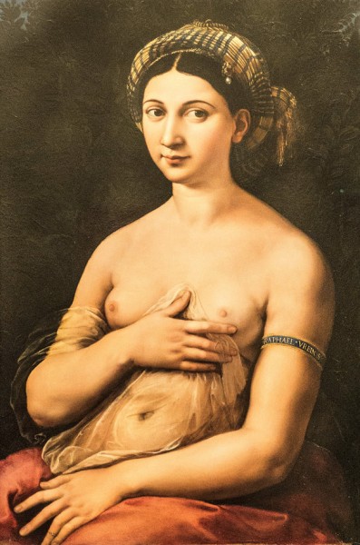 La Fornarina, Raphael, Galleria Nazionale d'Arte Antica, Palazzo Barberini