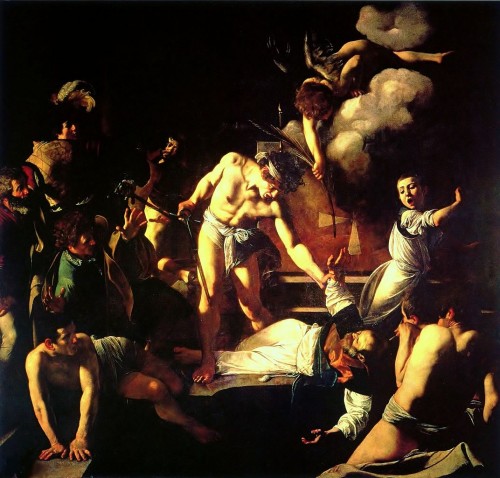 Caravaggio, Męczeństwo św. Mateusza, kaplica Contarellich, kościół San Luigi dei Francesi