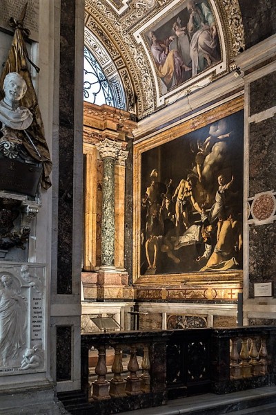 Chapel of Cardinal Matteo Contarelli, The Martyrdom of St. Matthew, Caravaggio, Church of San Luigi dei Francesi
