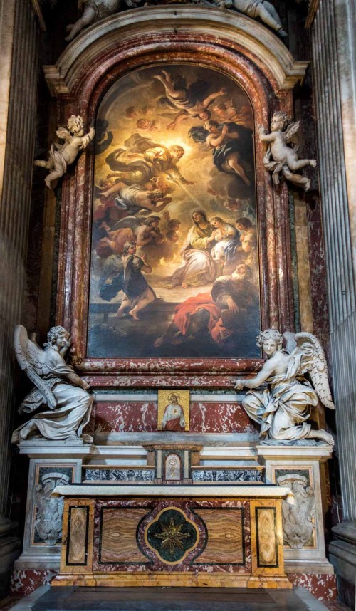 Chapel of St. Anne, Angels by Francesco Cavallini among others, Church of Santa Maria in Campitelli