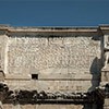 Triumphant Arch of Emperor Constantine the Great, inscription commemorating the emperor