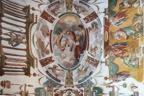 Villa Medici, studiolo of Cardinal Ferdinand de Medici, decorations by Jacopo Zucchi