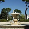 Villa Medici, view of the fountain and Egyptian obelisk (replica)