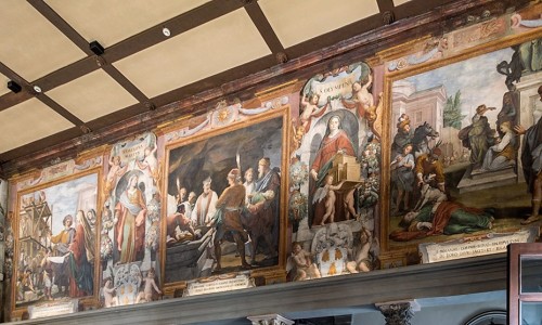 Series of paintings devoted to the martyrdom of St. Bibiana, the Church of Santa Bibiana