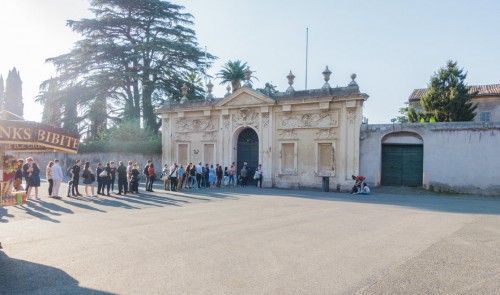 Aventine Hill, gate leading to the area belonging to the Sovereign Military Order of Malta