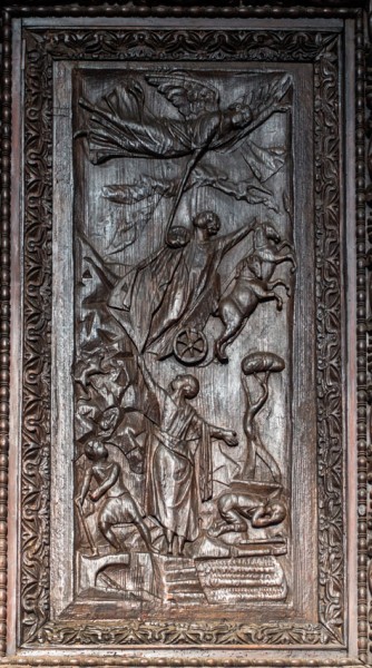 Aventine Hill, Cypress door from the V century of the Basilica of Santa Sabina
