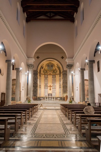 Aventine Hill, interior of the Church of Sant'Anselmo