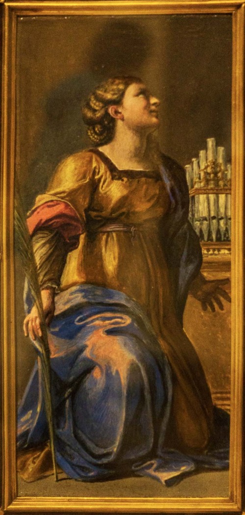 Św. Cecylia, fragment, Annibale Carracci, Galleria Nazionale d'Arte Antica, Palazzo Barberini