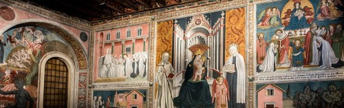 Antoniazzo Romano, sceny z życia św. Franciszki Rzymskiej, Convento delle Oblate di Tor de Specchi