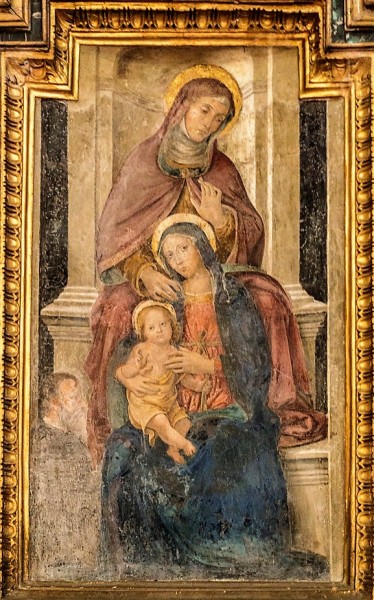 Antoniazzo Romano, Św. Anna Samotrzeć, kościół San Pietro in Montorio