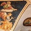 Antoniazzo Romano, scena Zwiastowania, boczna kaplica w kościele Sant’Onofrio
