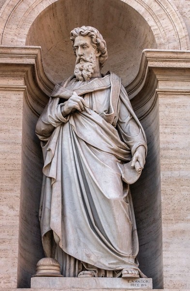 Pope Alexander I, statue in the arcade of the Porta Pia gate