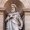 Papież Aleksander I, posąg w arkadzie bramy Porta Pia