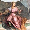 Święta Balbina, fresk w absydzie kościoła Santa Balbina, fragment