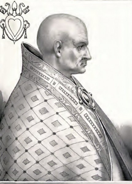 Pope Sergius III, The Lives and Times of the Popes by Chevalier Artaud de Montor, pic. Wikipedia