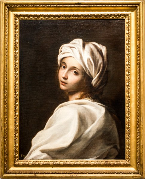 Ginevra Cantofoli, Kobieta w turbanie (domniemany portret Beatrice Cenci), ok 1650, Galleria Nazionale d'Arte Antica, Palazzo Barberini