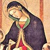 Madonna delle Febbri, Pinturicchio - jeden z domniemanych portretów Gulii Farnese, Museo de Bellas Artes, Valencia