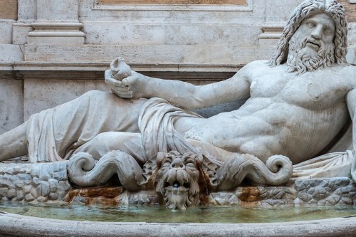 Fontana di Marforio, fragment, Musei Capitolini