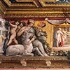 Sala Perseusza, zamek Sant'Angelo, fryz z domniemanym wizerunkiem Silvi Ruffini